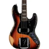 Fender Custom Shop Limited-Edition Custom Jazz Bass Heavy Relic Faded 3-Color Sunburst