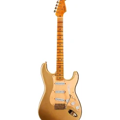 Fender Custom Shop Limited-Edition '55 Bone Tone Stratocaster Relic Electric Guitar Aged HLE Gold