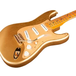 Fender Custom Shop Limited-Edition '55 Bone Tone Stratocaster Relic Electric Guitar Aged HLE Gold