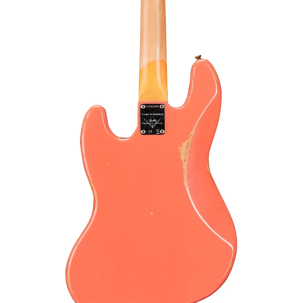 Fender Custom Shop Limited-Edition '60 Jazz Bass Relic Super Faded Aged Tahitian Coral