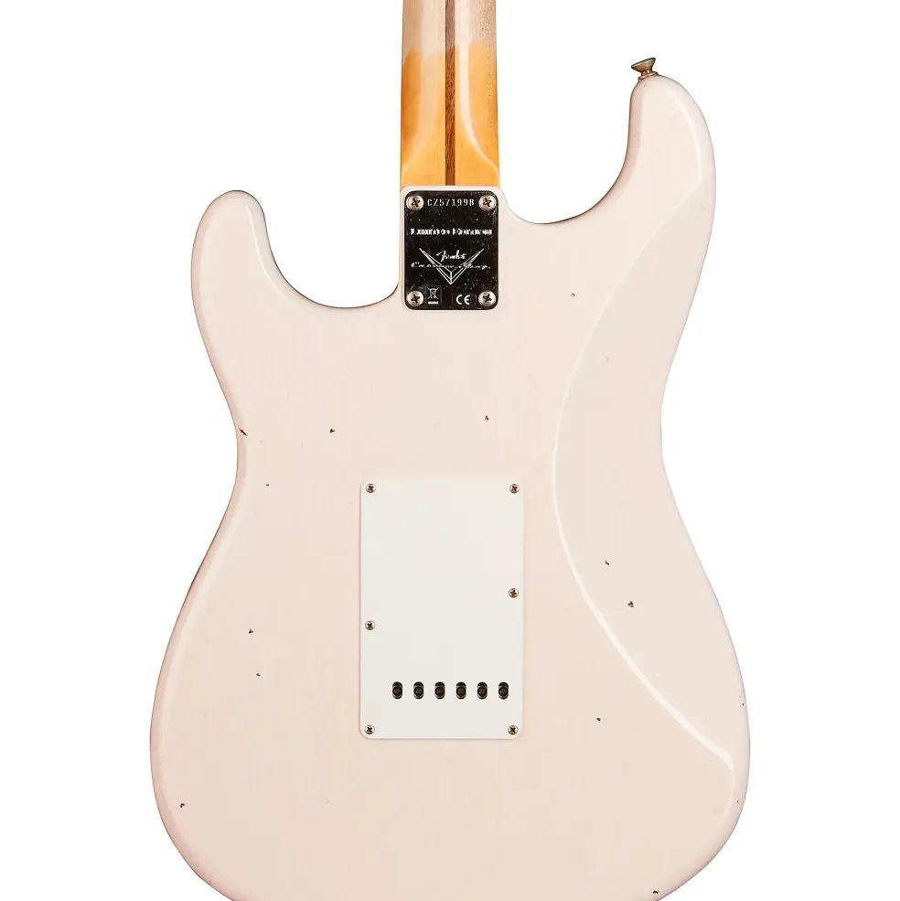 Fender Custom Shop Limited-Edition Tomatillo Stratocaster Special Journeyman Relic Electric Guitar Super Faded Aged Shell Pink
