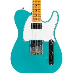 Fender Custom Shop Postmodern Telecaster Journeyman Relic With Closet Classic Hardware Electric Guitar Aged Firemist Silver