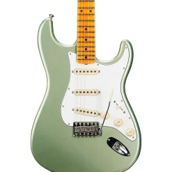 Fender Custom Shop Postmodern Stratocaster Journeyman Relic Electric Guitar With Closet Classic Hardware & Maple Fingerboard Faded Aged Sage Green Metallic