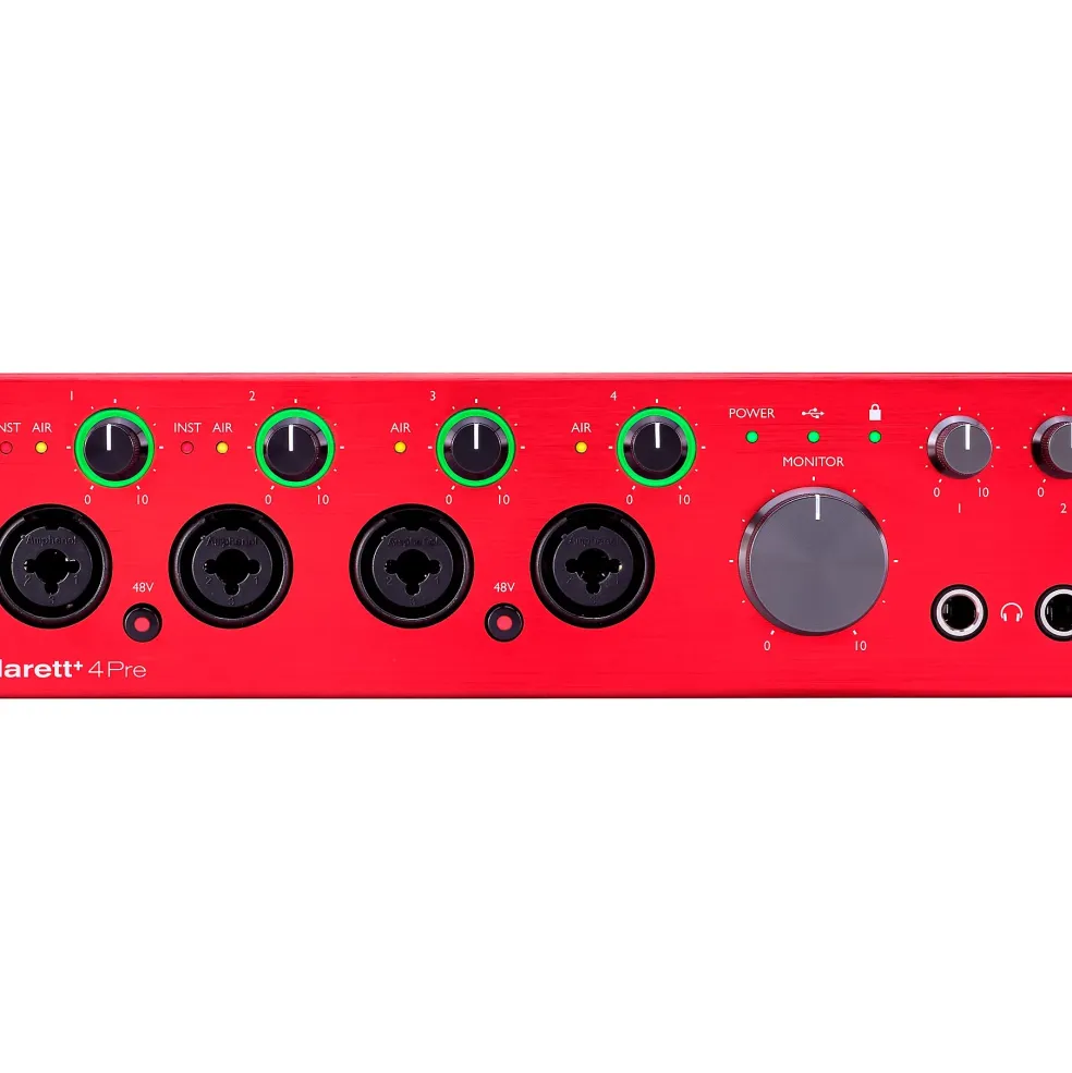 Focusrite Clarett+ 4Pre USB Audio Interface