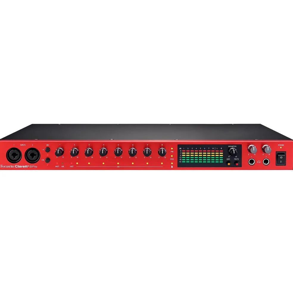 Focusrite Clarett+ 8Pre USB Audio Interface
