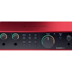 Focusrite 2i2 Gen4 With Harbinger Studio Monitor Pair, Stands & Cables SM508