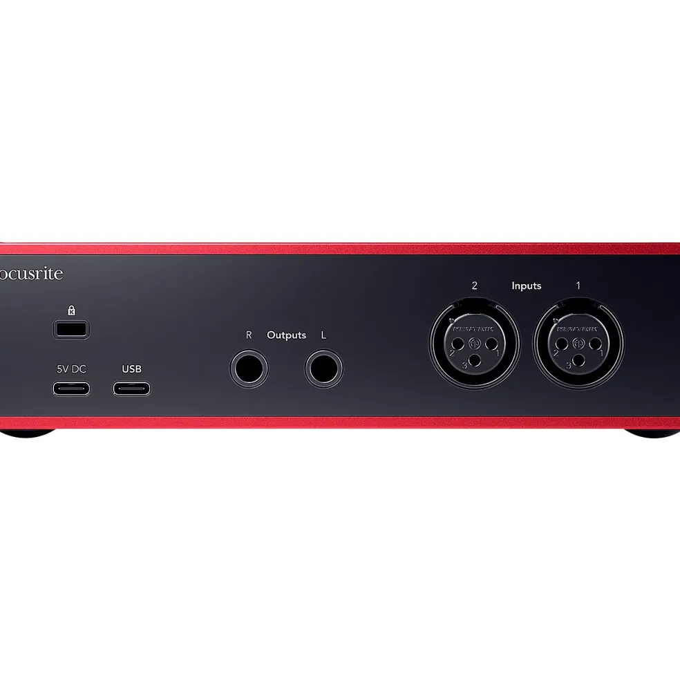 Focusrite 2i2 Gen4 with KRK ROKIT G5 Studio Monitor Pair & S10 Subwoofer (Stands & Cables Included) ROKIT 8