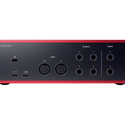 Focusrite Scarlett 4i4 Gen 4 with Yamaha HS Studio Monitor Pair Bundle (Stands & Cables Included) HS8
