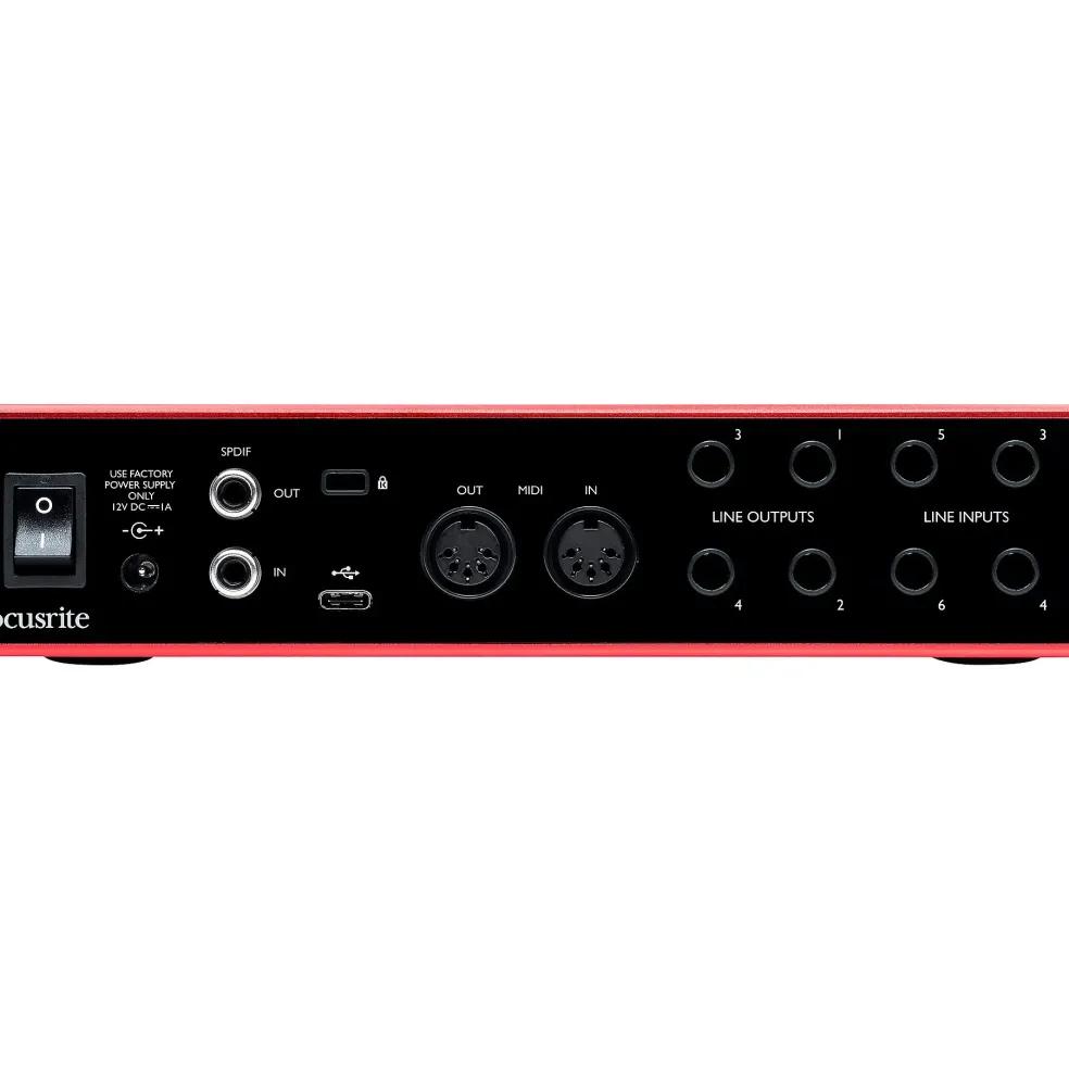 Focusrite Scarlett 8i6 USB Audio Interface Gen 3