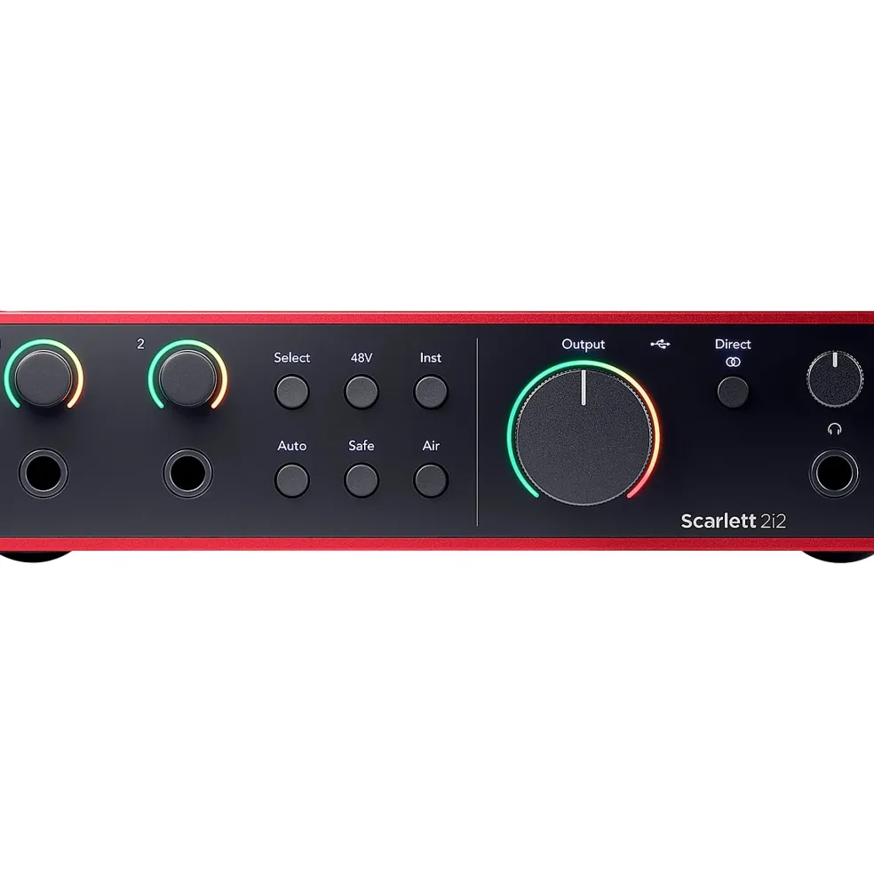 Focusrite Scarlett 2i2 USB-C Audio Interface Gen 4