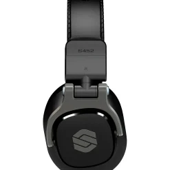 Focusrite Scarlett Solo Gen 4 With Audio-Technica Microphone & Sterling Studio Headphone Package (Stand & Cable Included)