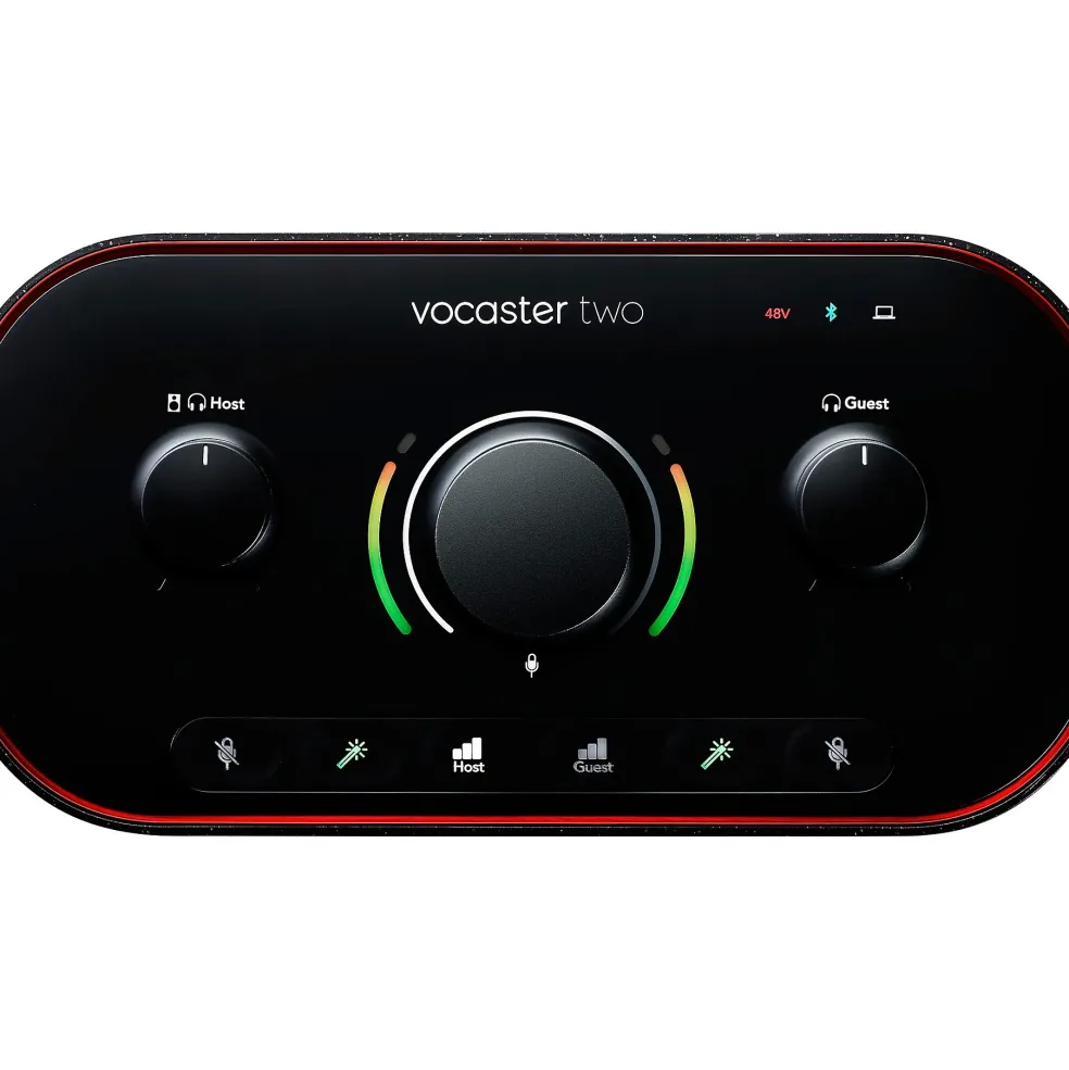 Focusrite Vocaster Two Podcasting Interface for Content Creators