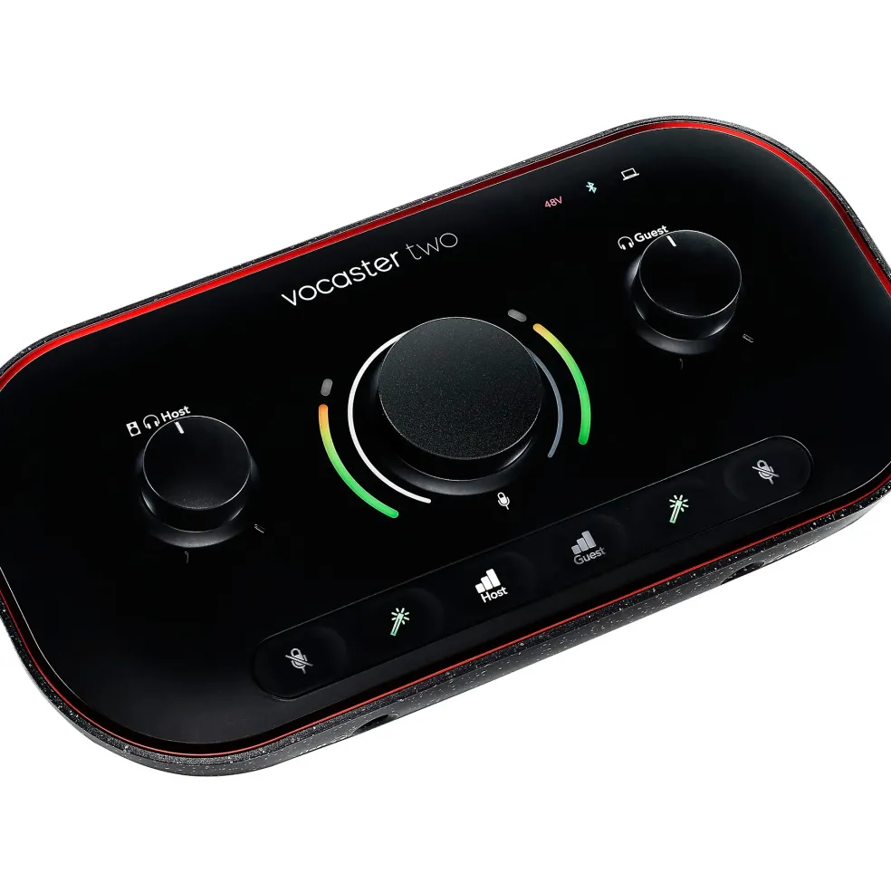 Focusrite Vocaster Two Podcasting Interface for Content Creators