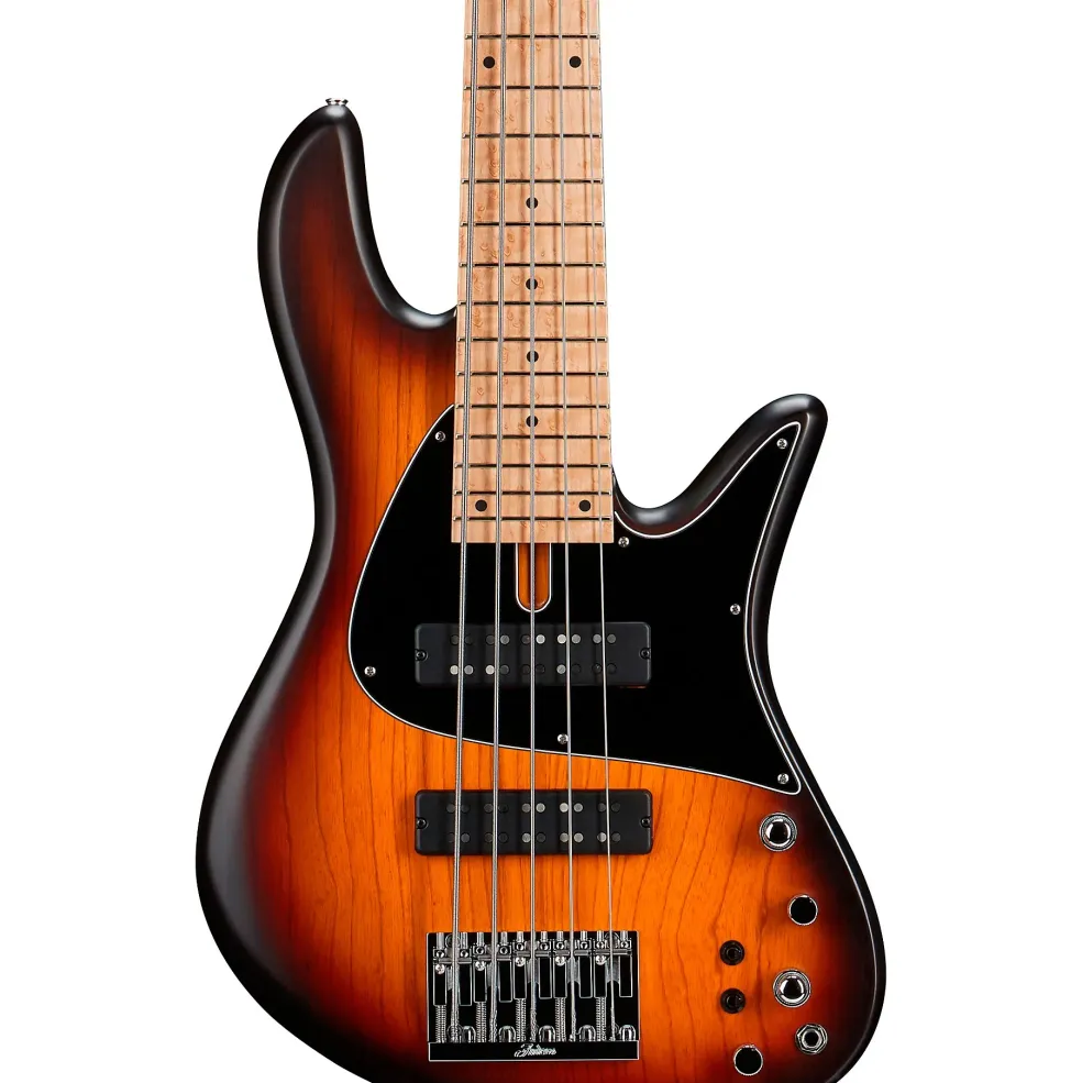 Fodera Emperor 5 Standard Classic Ash Body 5-String Electric Bass Vintage Sunburst