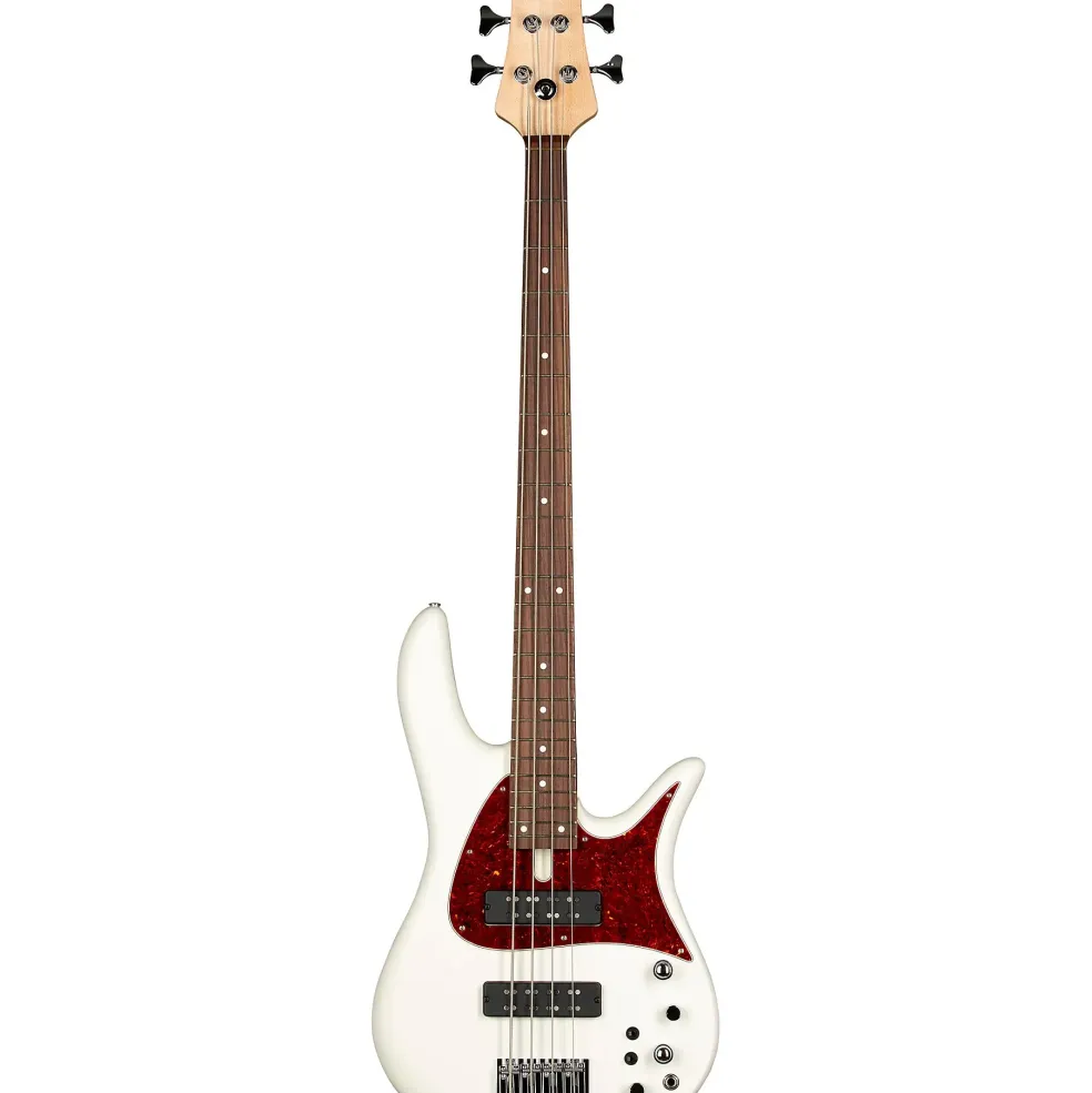 Fodera Monarch 4 Standard Classic Electric Bass Olympic White