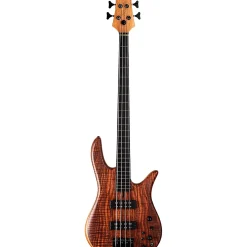 Fodera Monarch 4 Standard Fretless Electric Bass Clear Satin Finish