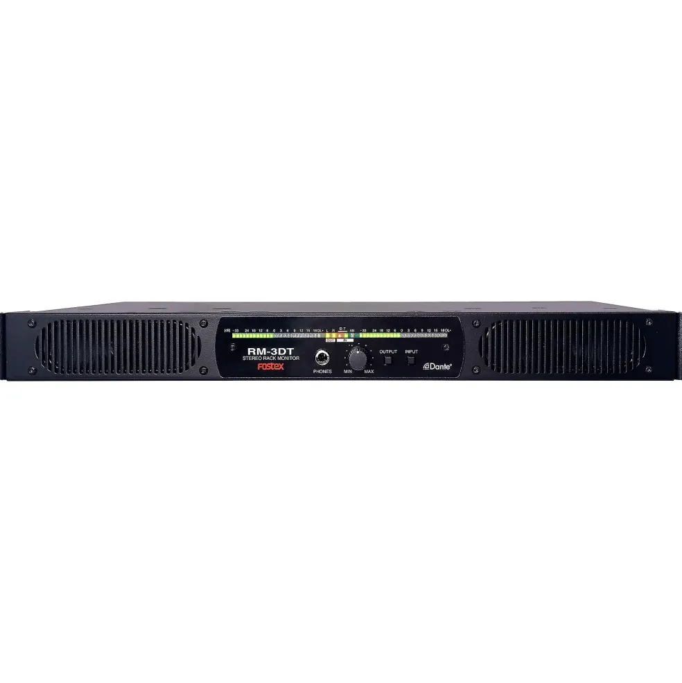 Fostex RM3DT Rack Mount Stereo Monitor Speaker with Dante