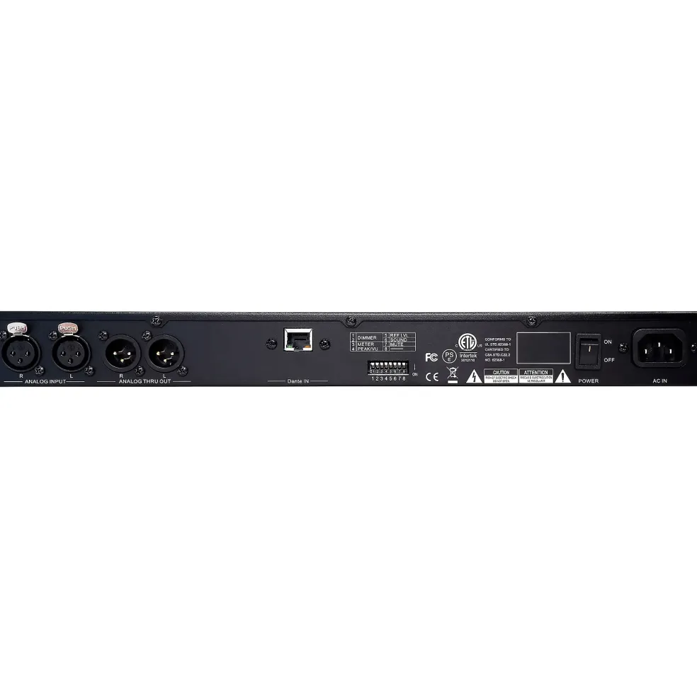 Fostex RM3DT Rack Mount Stereo Monitor Speaker with Dante