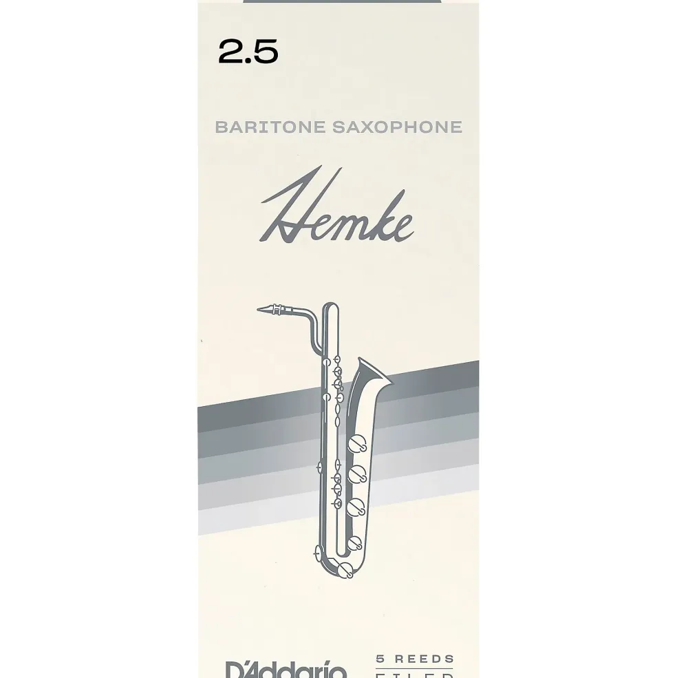 Frederick Hemke Baritone Saxophone Reeds Strength 2.5 Box of 5