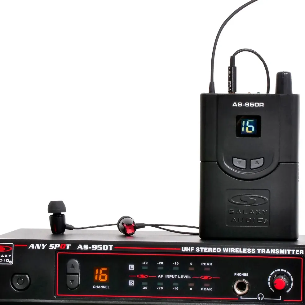 Galaxy Audio AS-950 Wireless In-Ear Monitor System Band N