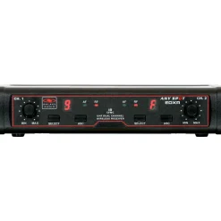 Galaxy Audio EDXR/38SS EDX Dual-Channel Wireless System With Two Headset Microphones, Frequency N Band N Black