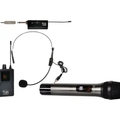Galaxy Audio TREK UHF DUAL HANDHELD/ BODY PACK HEADSET WIRELESS