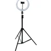 Gator 10" LED Ring Light Stand With Phone Holder & Tripod Base