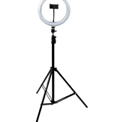 Gator 10" LED Ring Light Stand With Phone Holder & Tripod Base