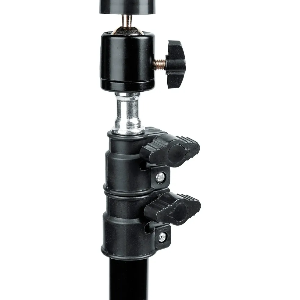 Gator 10" LED Ring Light Stand With Phone Holder & Tripod Base
