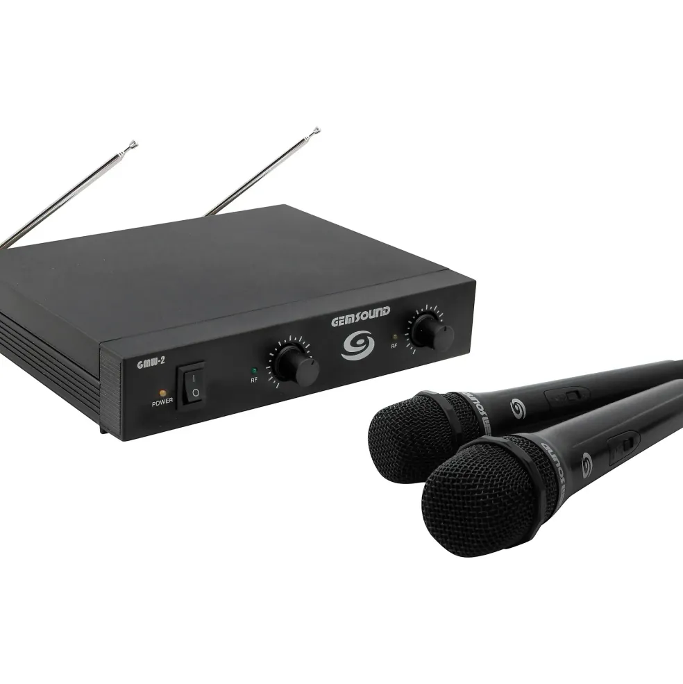Gem Sound GMW-2 Dual-Channel Wireless Mic System CD