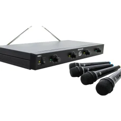 Gem Sound GMW-4 Quad-Channel Wireless Mic System EF