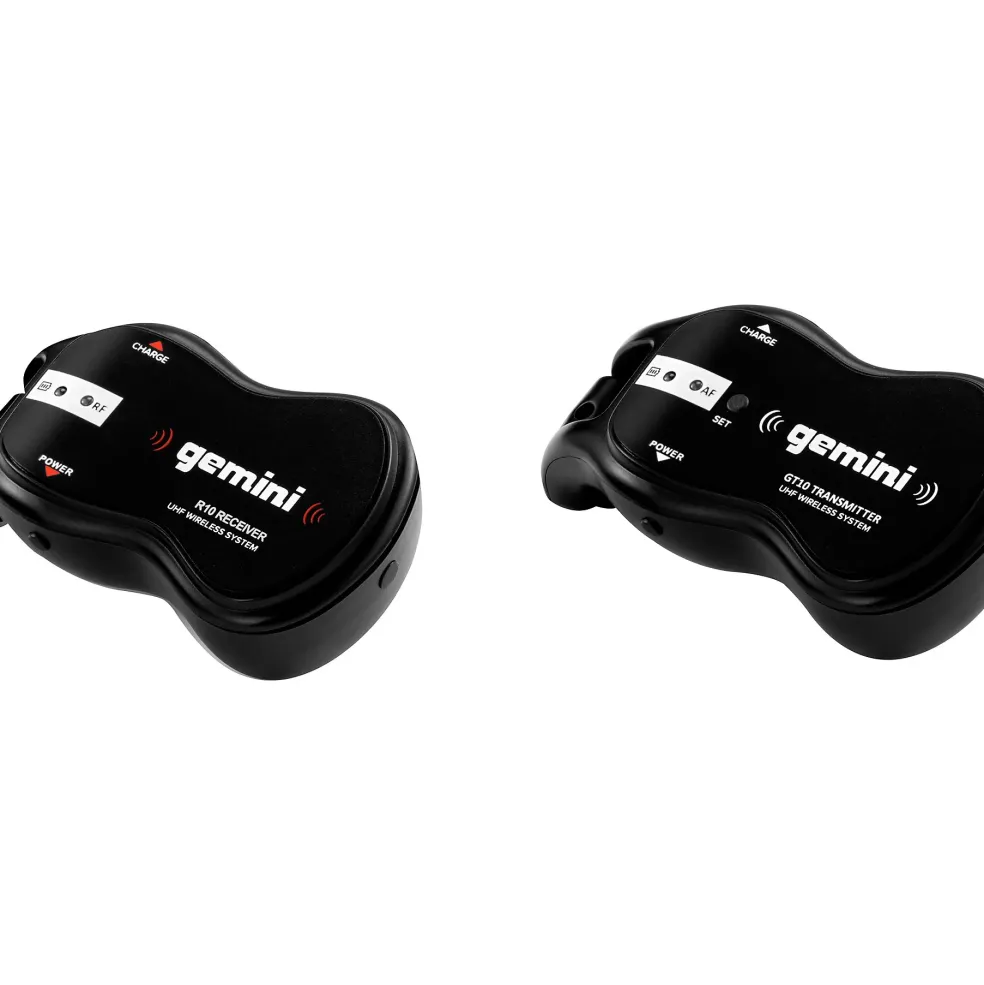 Gemini GMU-G100 UHF Wireless Guitar System 512-541.7MHz