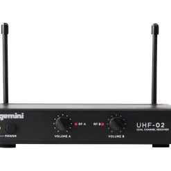 Gemini UHF-02HL 2-Channel Wireless Headset/Lavalier Combo System S34
