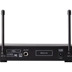 Gemini UHF-02M 2-Channel Wireless Handheld Microphone System, 517.6/521.5MHz S12