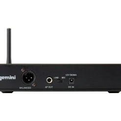 Gemini UHF-6100M Single Handheld Wireless System, 512 -537.5mHz