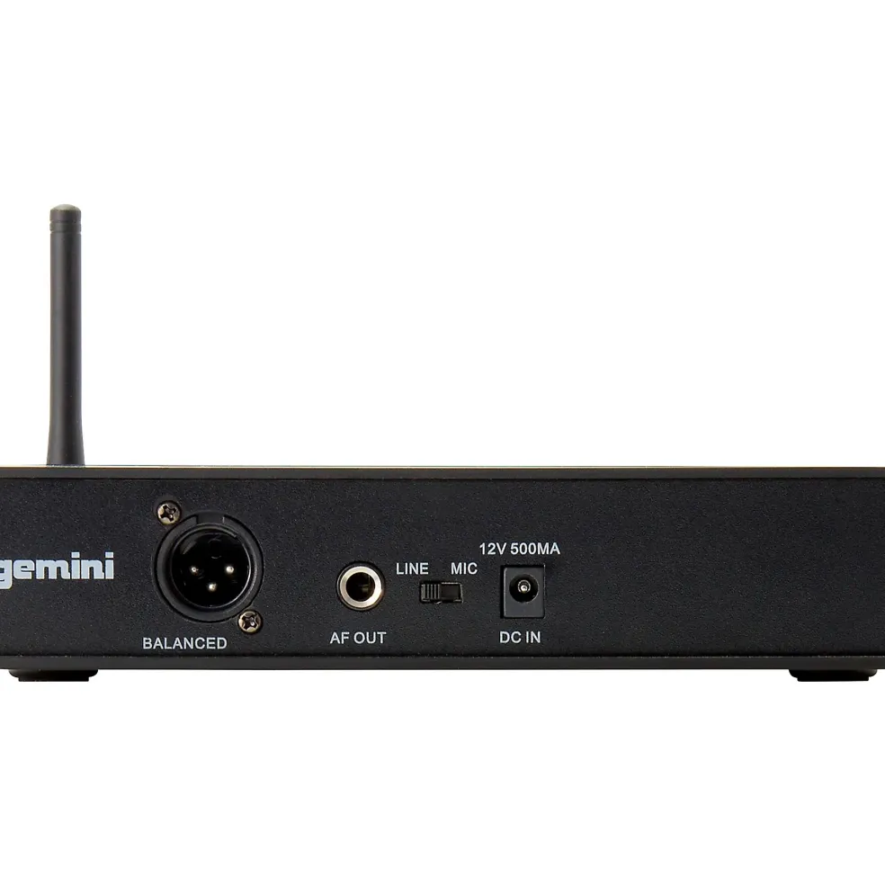 Gemini UHF-6100M Single Handheld Wireless System, 512 -537.5mHz