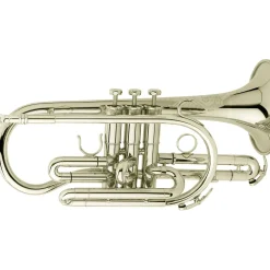 Getzen 800DLX Eterna Deluxe Series Bb Cornet Silver plated