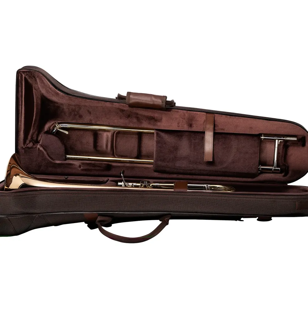 Giardinelli GTB11 F-Attachment Trombone by S.E. Shires Clear Lacquer Gold Brass Bell