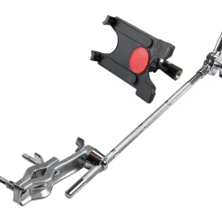 Gibraltar Tablet Mount With Long Boom Arm and Crabber Clamp