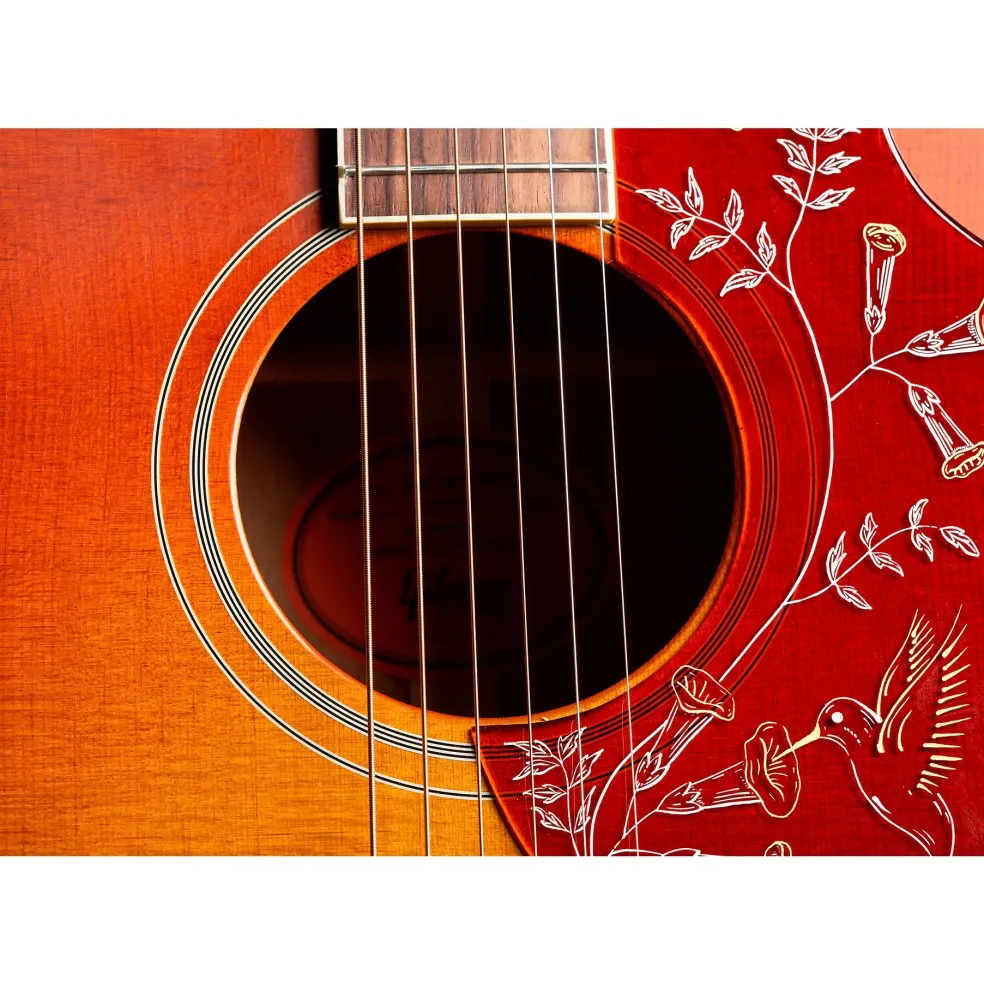 Gibson 1960 Hummingbird With Fixed Bridge Acoustic Guitar Heritage Cherry Sunburst