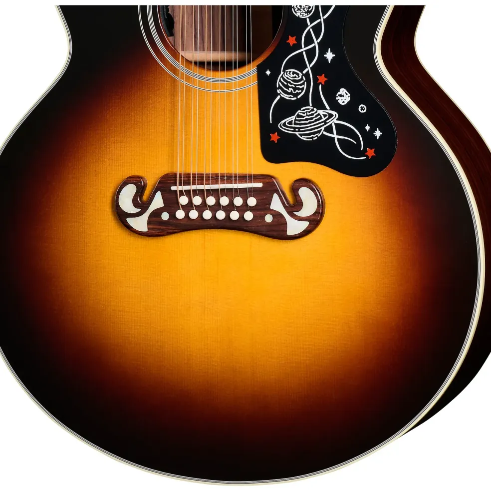 Gibson Brian May Signature SJ-200 12-String Limited-Edition Acoustic Guitar Vintage Sunburst