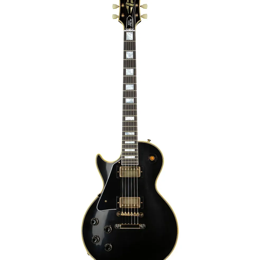 Gibson Custom '57 Les Paul Custom VOS Left-Handed Electric Guitar Ebony