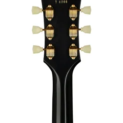 Gibson Custom 1957 Les Paul Custom Reissue 3-Pickup Bigsby VOS Electric Guitar Ebony