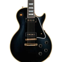 Gibson Custom 1954 Les Paul Custom Staple Pickup Reissue VOS Electric Guitar Ebony