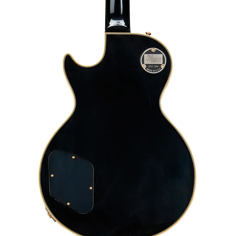 Gibson Custom 1954 Les Paul Custom Staple Pickup Reissue VOS Electric Guitar Ebony