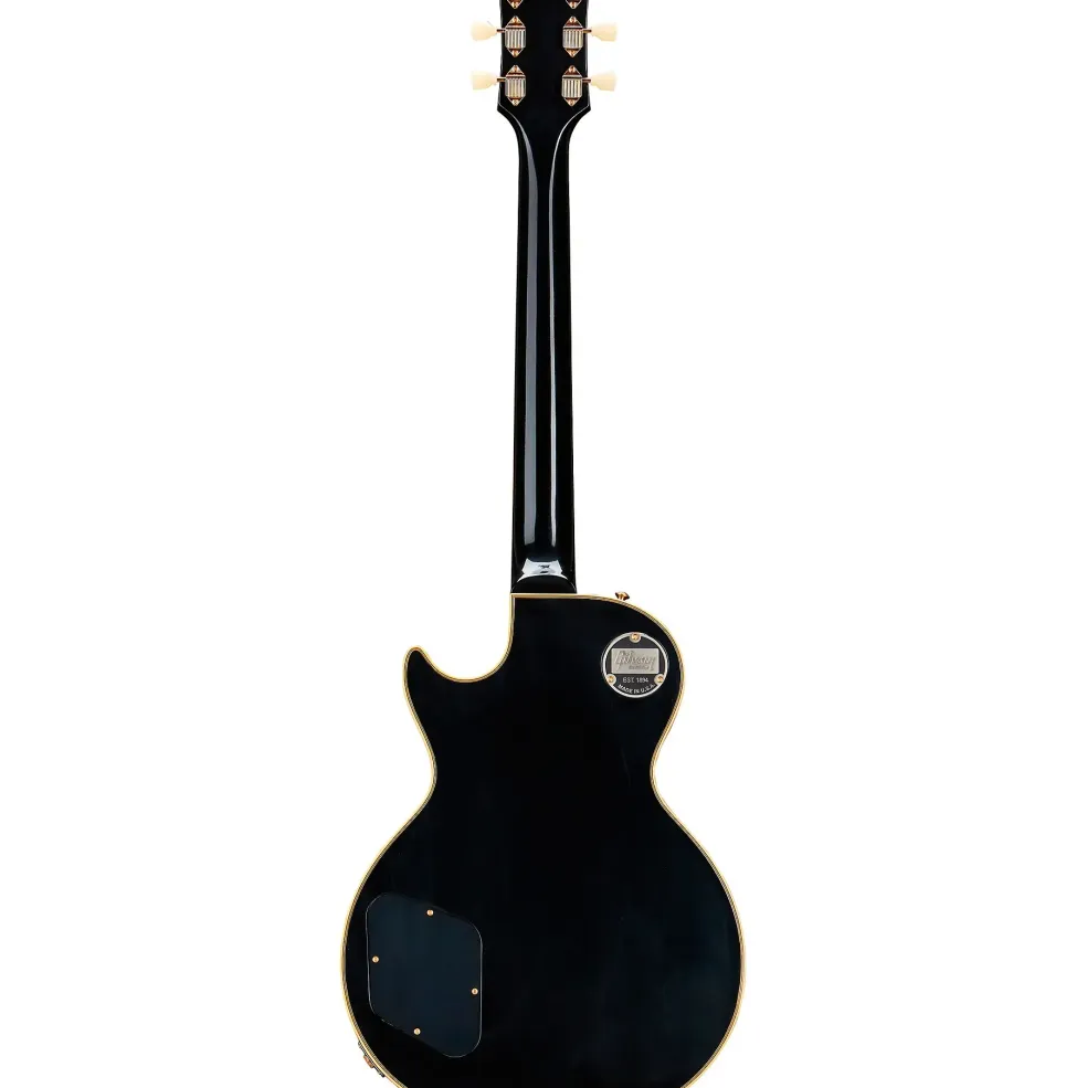 Gibson Custom 1954 Les Paul Custom Staple Pickup Reissue VOS Electric Guitar Ebony