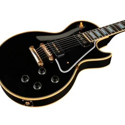 Gibson Custom 1954 Les Paul Custom Staple Pickup Reissue VOS Electric Guitar Ebony