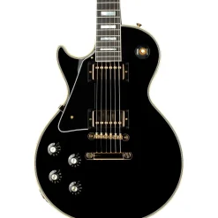 Gibson Custom 1968 Les Paul Custom Reissue Gloss Left-Handed Electric Guitar Ebony