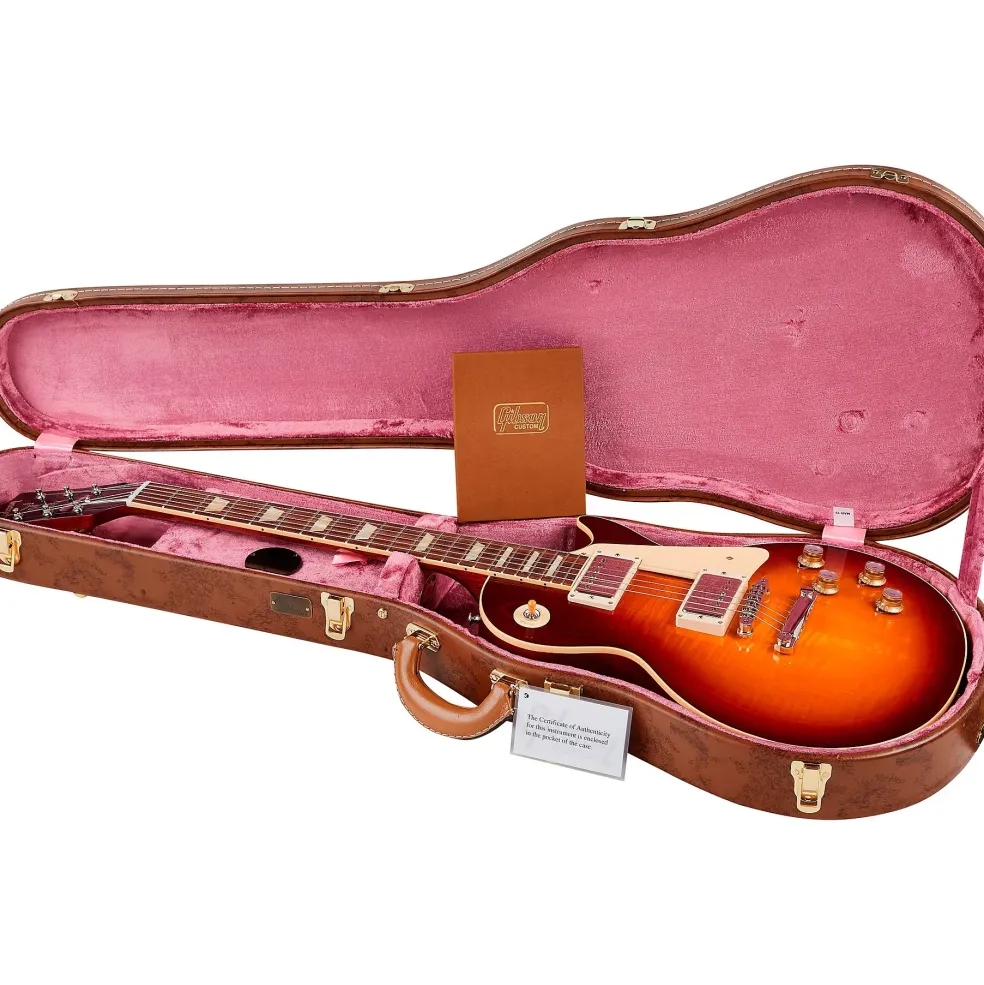 Gibson Custom '60 Les Paul Figured Top "BOTB" Electric Guitar Dark Burst