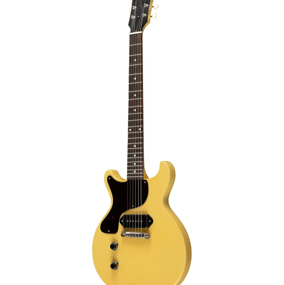 Gibson Custom 1958 Les Paul Junior DC Reissue VOS Left-Handed Electric Guitar TV Yellow